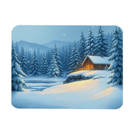 Silent Snow Magneet (Horizontaal)