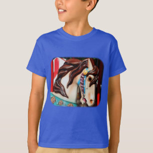 Silent Steed Carousel Horse T-shirt