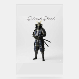 Silent steel samurai acryl bord
