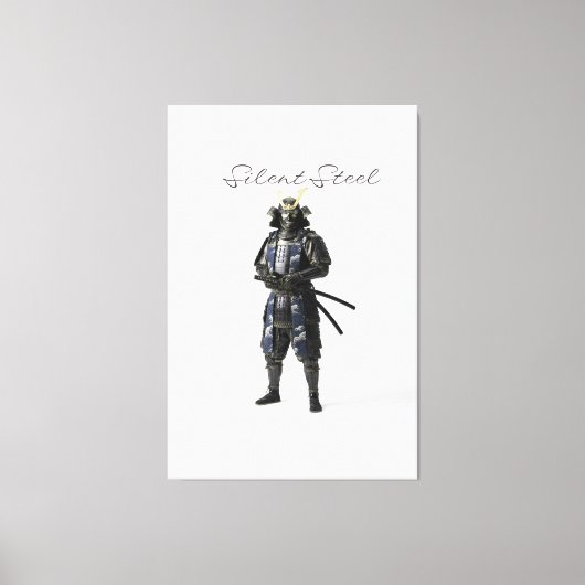 Silent steel samurai canvas afdruk (Voorkant)