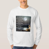 Silent Steps T-shirt met gedicht van Rabindranath (Voorkant)