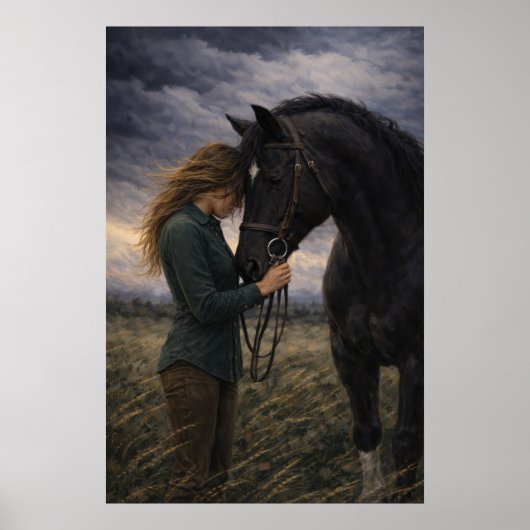 Silent Storm | Horse Art | Affiche (Devant)