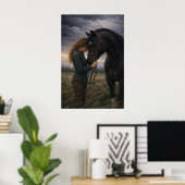 Silent Storm | Horse Art | Affiche (Bureau à domicile)