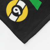 Silent Striker - biljart en kat Fleece Deken (Hoek)