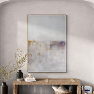 Silent the Hour - Abstracte muurschildering print