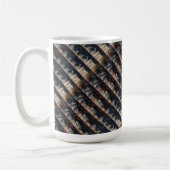 "Silent Thunder 2 Tiled" Abstract Design Mok (Links)
