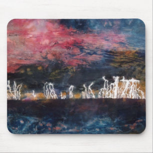 "Silent Thunder" Abstract Design Mousepad Muismat