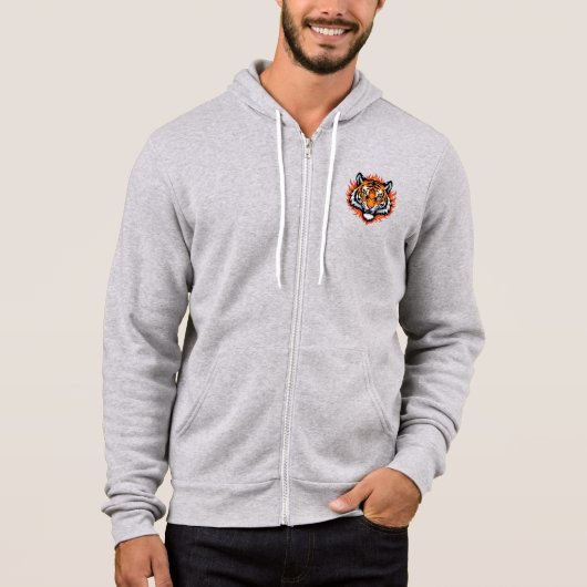 Silent Tiger – Precision and Power Hoodie (Voorkant)