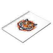 Silent Tiger – Precision and Power Notitieboek (Linkerzijde)