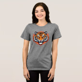 Silent Tiger – Precision and Power Tri-Blend Shirt (Voorkant volledig)