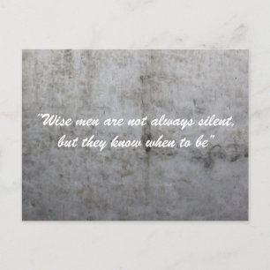 Silent Wall Briefkaart