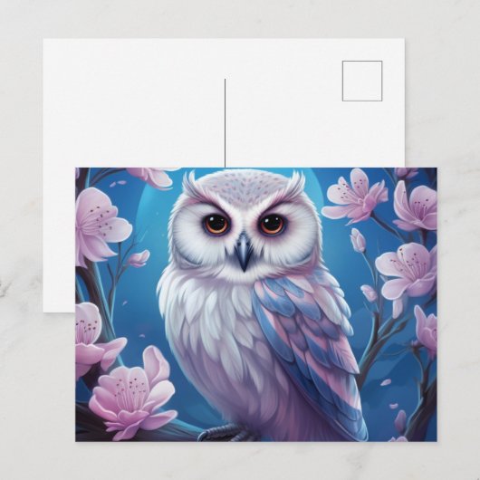 Silent Wings-briefkaart Briefkaart (Voorkant / Achterkant)