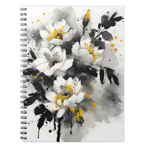 Silente tomentosa - Watercolor bloemen Notitieboek