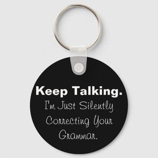 Silently Correcting Your Grammar Keychain (Voorkant)
