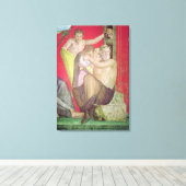 Silenus en de Young Satyr, East Wall Canvas Afdruk (Insitu (Houten vloer))