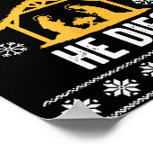 Siler Alert He Dies Funny Christian Poster (Hoek)