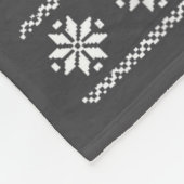 Siler Alert He Dies Jesus Nativity Scene Ugly Chri Fleece Deken (Hoek)