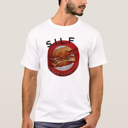 SILF Sandwich, die ik graag wil T-shirt (Voorkant)
