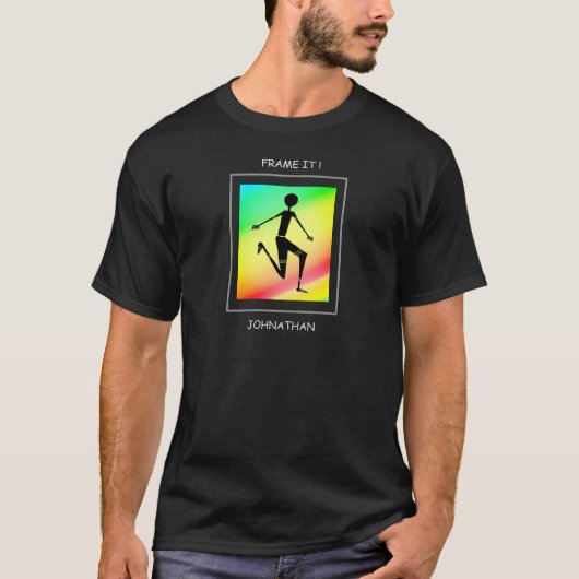 silhouet-atleet t-shirt (Voorkant)