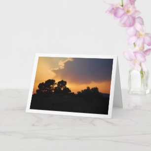 Silhouet Boom Landschap Kaart
