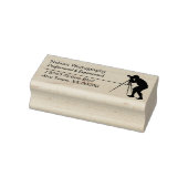 Silhouet Fotograaf Retouradres Rubberstempel (Stempel)