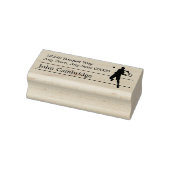 Silhouet Tennisser Retouradres Rubberstempel (Stempel)
