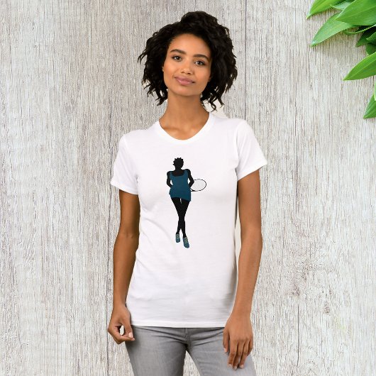 Silhouet Tennisser Vrouwen T-shirt