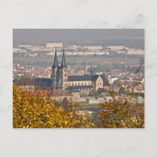 Silhouet van Bamberg, Duitsland Briefkaart