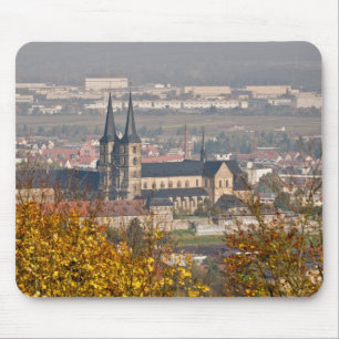 Silhouet van Bamberg, Duitsland Muismat
