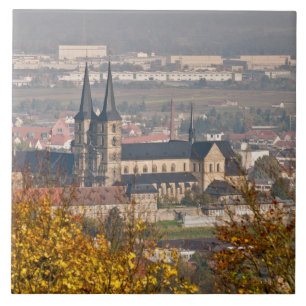 Silhouet van Bamberg, Duitsland Tegeltje