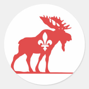 Silhouet van de molen - Kies achtergrondkleur Ronde Sticker