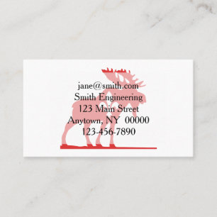 Silhouet van de molen - Kies achtergrondkleur Visitekaartje