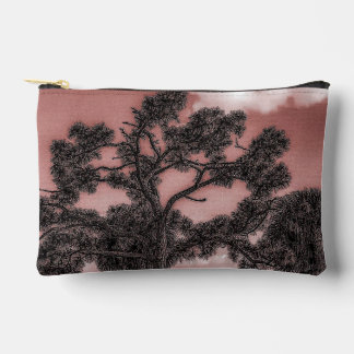 Silhouet van dennen- en palmbomen Accessoiretas  Etui
