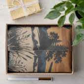 Silhouet van een jachthond tissuepapier (Geschenk)