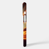 Silhouet van een saluerende Amerikaanse soldaat Case-Mate iPhone Case (Achterkant / Links)