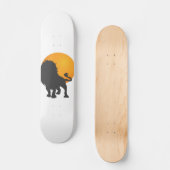 Silhouet van leeuw - Kies achtergrondkleur Skateboard (Voorkant)
