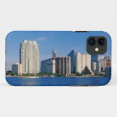 Silhouet van Miami, Florida Case-Mate iPhone Case (Achterkant (horizontaal))