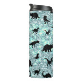 silhouet vis haai walvis gradiënt melkweg ruimte thermosbeker (Geroteerd rechts)