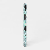 silhouet vis haai walvis gradient Sparkle galax iPhone Hoesje (Rechterkant)