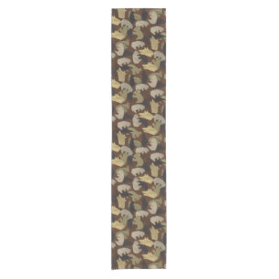 Silhouette Animal Camouflage Brown Korte Tafelloper