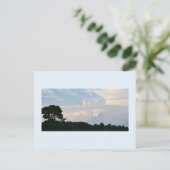 Silhouette Arbre avec carte postale Nuages (Debout devant)