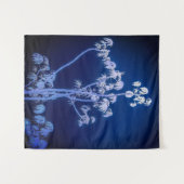 Silhouette Arbre En Tapisserie De Blues Royal (Devant (Horizontal))