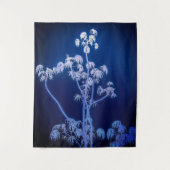 Silhouette Arbre En Tapisserie De Blues Royal (Devant)