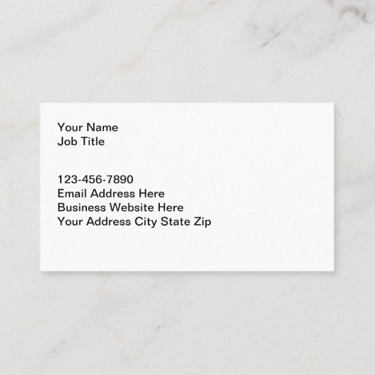 silhouette Automotive Cartes de visite Design (Dos)