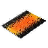 Silhouette Bats Vampire Dracula Halloween Pattern Notitieboek (Linkerzijde)