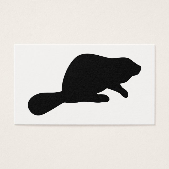 Silhouette beaver (Devant)