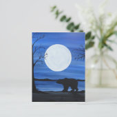 Silhouette Beer Briefkaart (Staand voorkant)