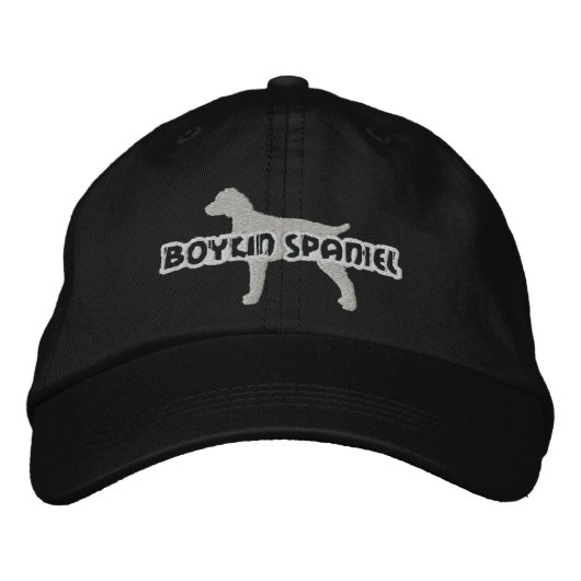 Silhouette Boykin Spaniel Casquette brodé (Devant)