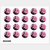 Silhouette Bride Vrijgezellenfeest Sticker (Vel)