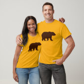 Silhouette Brown de l'ours TShirt (Unisexe)